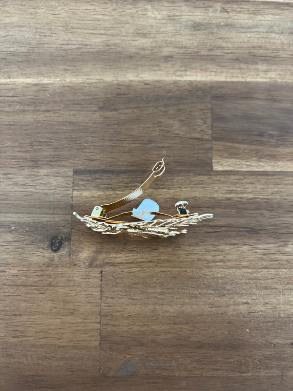 NORA HAARSPANGE goldenes Blatt